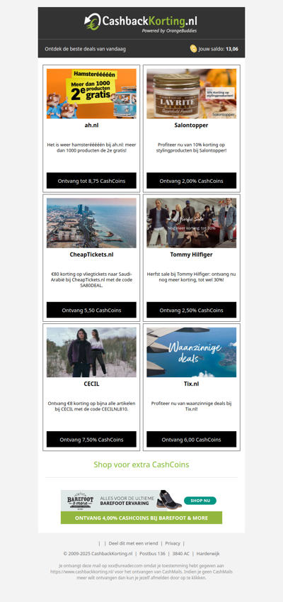 Begin je week met deze fantastische deals, wad