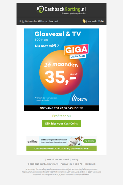Profiteer nu van de GIGA Delta Deals!