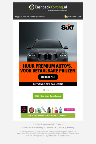 Huur premium auto's voor betaalbare prijzen bij SIXT!