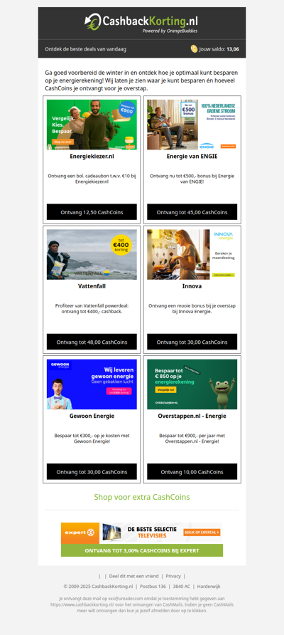 Bespaar op je energierekening met deze 6 top deals!