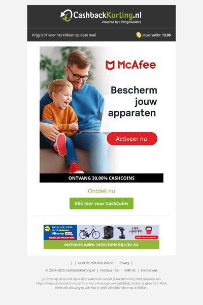 Bescherm jouw apparaten en bespaar 94,95 per jaar