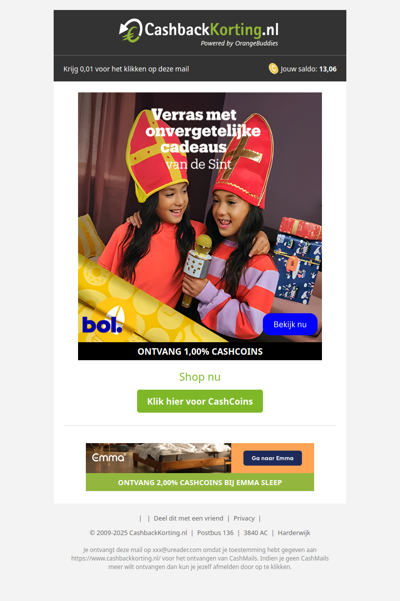 Shop nu de leukste Sint cadeaus bij bol!