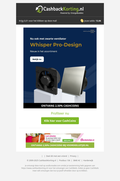 Shop nu de nieuwe Whisper Pro-Design bij Ventilatieshop!