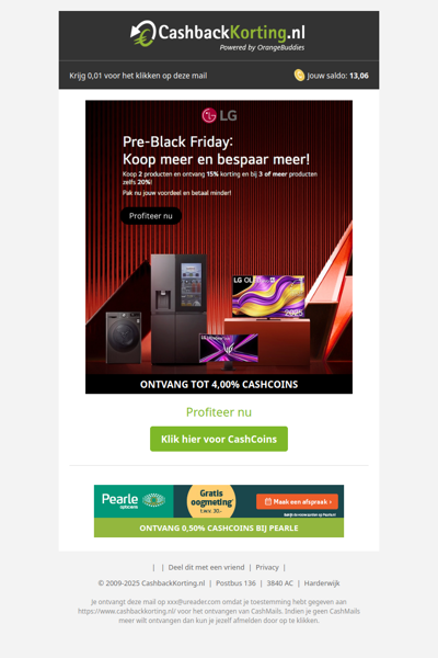 Profiteer van de Black Friday deals van LG!