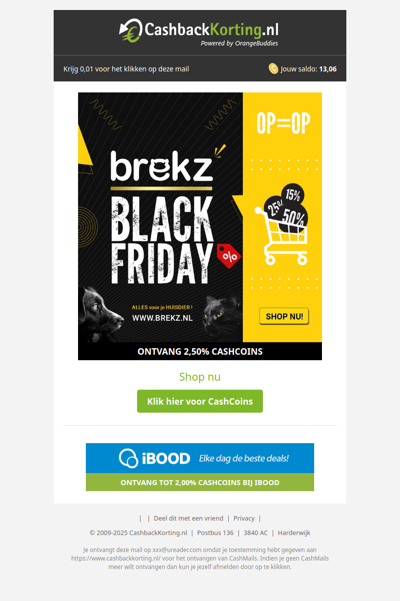 Tot 50% Black Friday korting bij Brekz!