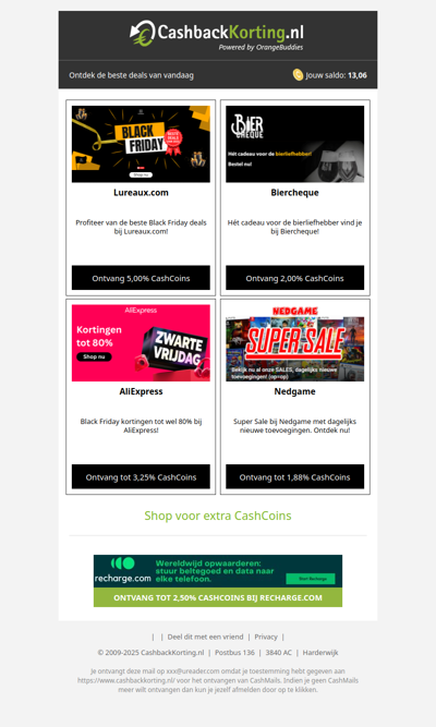 4 nieuwe TOP deals voor wad