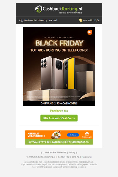 Tot 40% korting op Xiaomi telefoons!