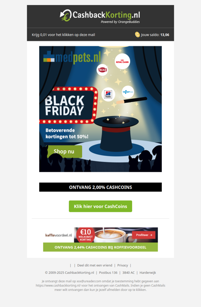 Tot 50% korting bij Medpets!