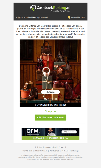 Ontdek de party collectie van Manfield