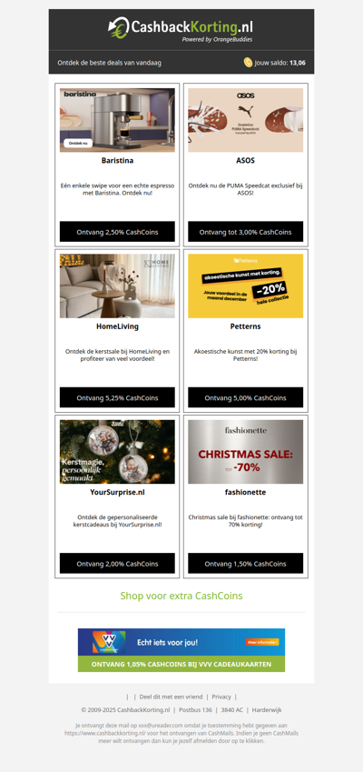 Nieuwe week, nieuwe deals voor wad