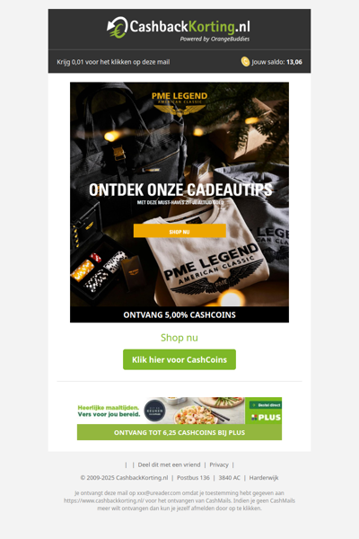 Ontdek de cadeautips van PME Legend!