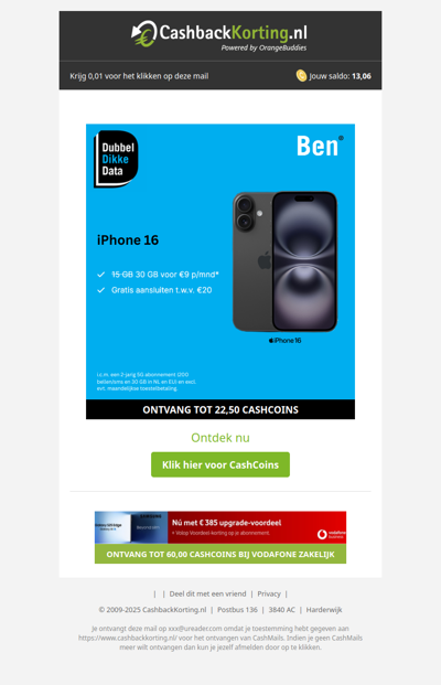 Dubbel Dikke Data bij Ben!