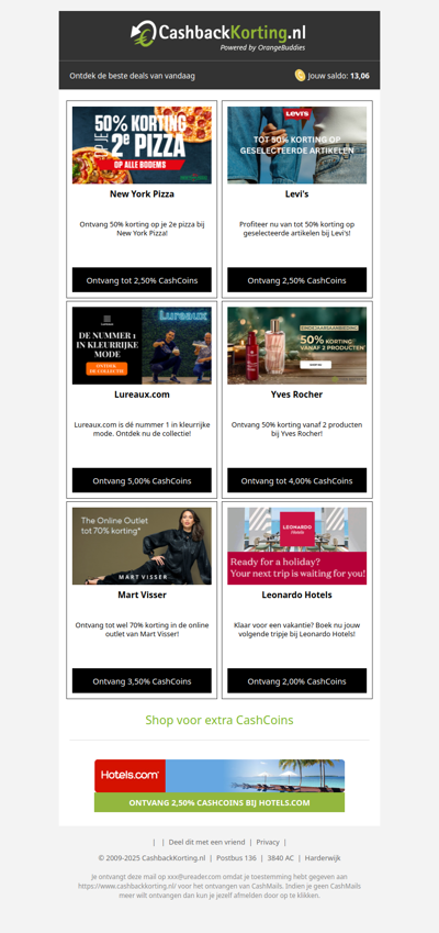 Begin je weekend met deze TOP deals!