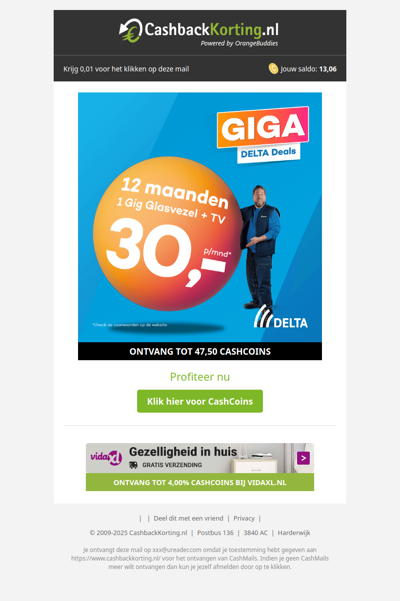 Glasvezel & TV de eerste 12 maanden 30 EUR p/mnd!