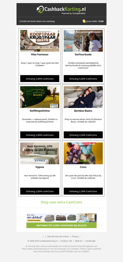 De beste deals voor jou, wad!