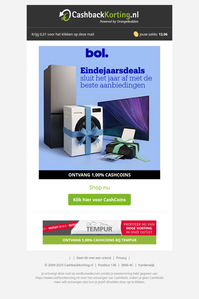 Ontdek de Eindejaarsdeals van Bol