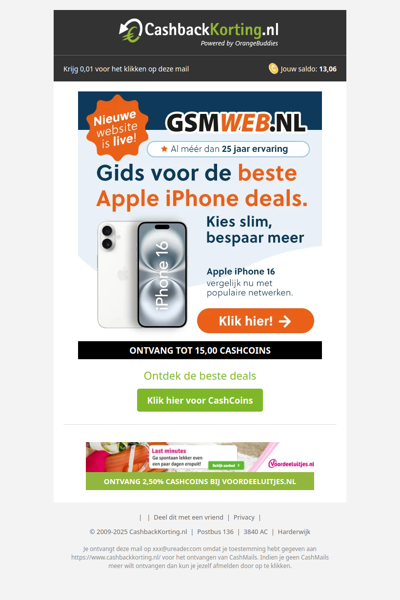 Ontdek de iPhone deals bij GSMweb!
