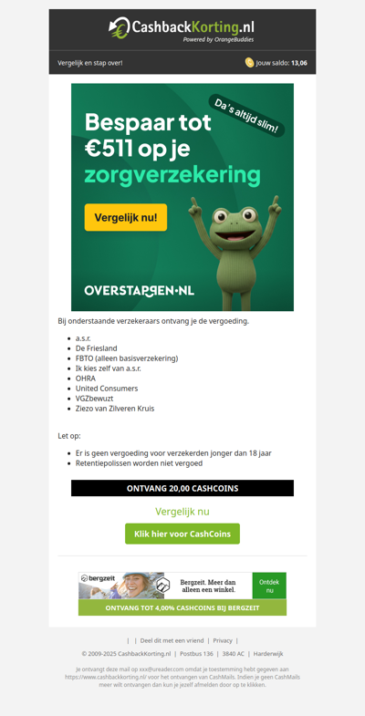 Je hebt nog 3 dagen om over te stappen!