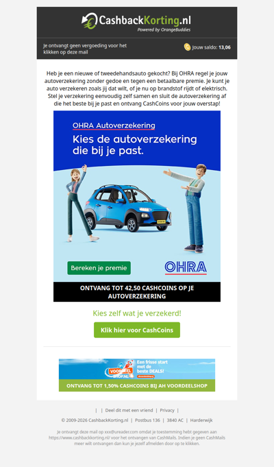 Kies de autoverzekering die bij je past!