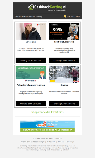 4 nieuwe deals om het weekend goed te beginnen!