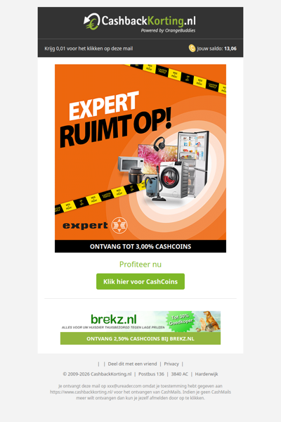 Heel veel korting bij Expert!