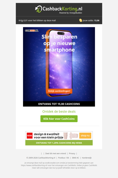 Bespaar op je smartphone bij GSMweb!