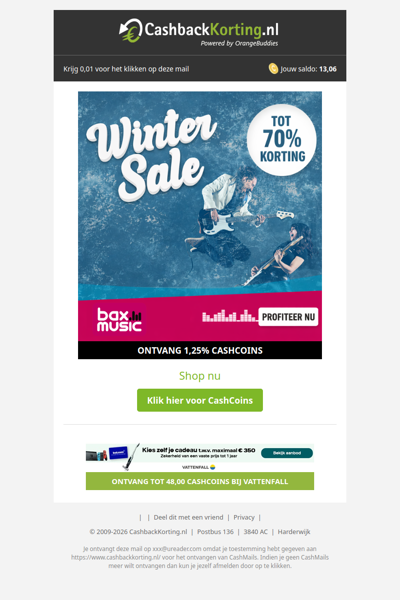 Tot 70% korting bij Bax-Shop!