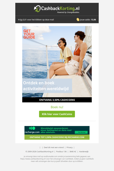 Onvergetelijke belevenissen wachten op je!