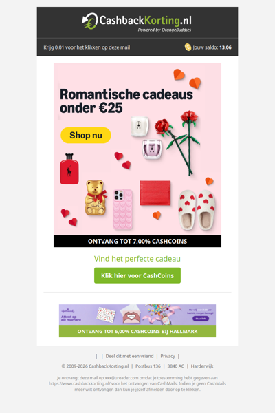 Valentijnscadeaus voor hem & haar bij Amazon