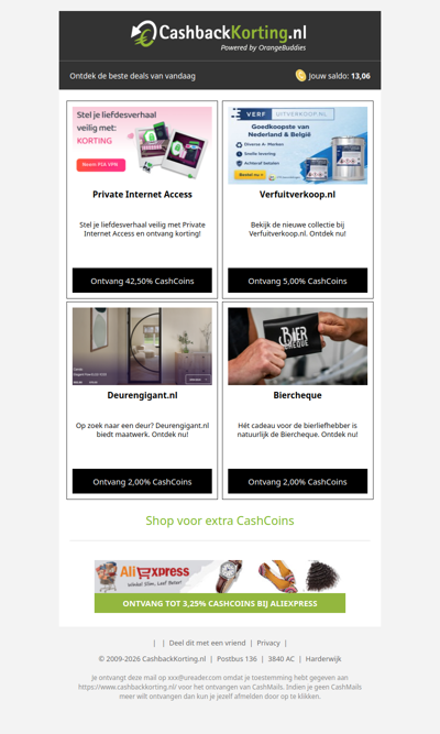 Begin je weekend met deze TOP deals!