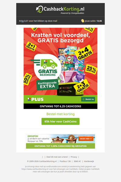 Kratten vol voordeel bij PLUS!