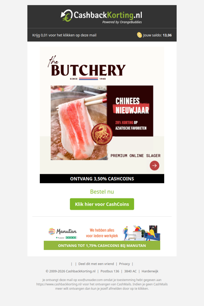 20% korting jouw Aziatische favorieten bij The Butchery