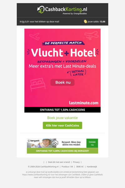 Besparingen + voordelen met Last Minute Vakantiedeals!