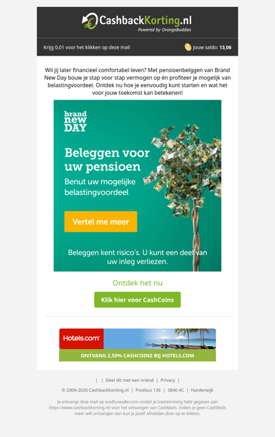 Maak vandaag werk van jouw pensioen