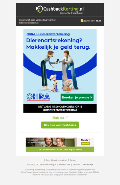 Geen zorgen over hoge dierenartskosten