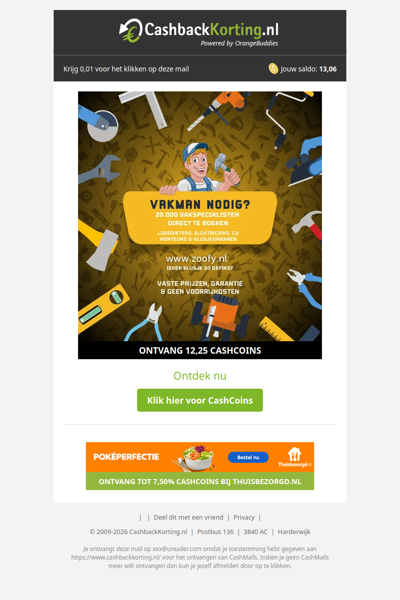 Vakman nodig? Binnen no-time geregeld via Zoofy!