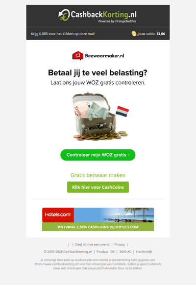 Controleer je WOZ gratis!