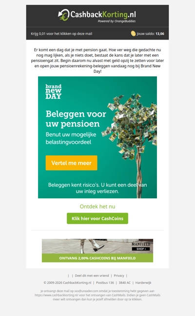 Beleggen voor uw pensioen begint vandaag!