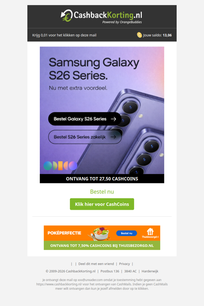De nieuwe Samsung Galaxy S26 Series met extra voordeel!