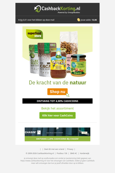 Boost je dag met pure superfoods!