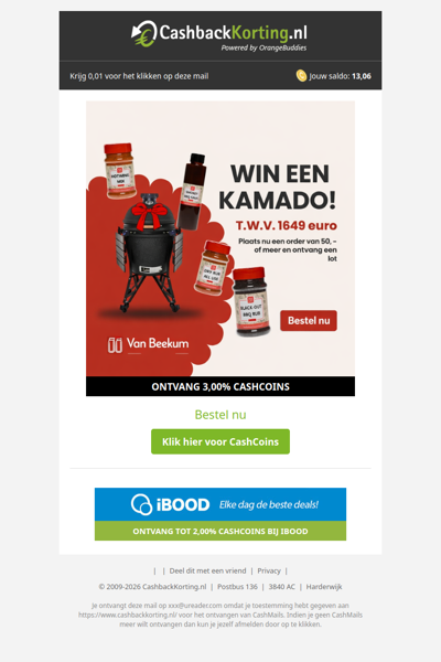 Maak kans op een Kamado BBQ bij Van Beekum Specerijen