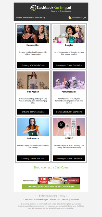 De beste Vrouwendag deals voor jou!