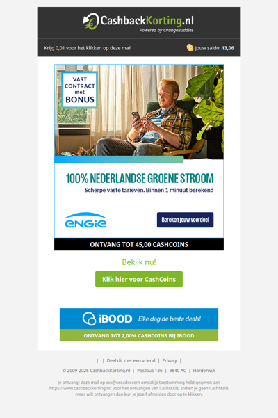 Vast contract met bonus bij ENGIE!