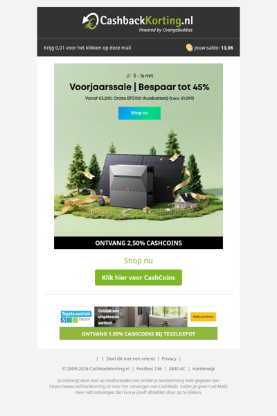 Voorjaarssale bij AnkerSOLIX met kortingen tot 45%