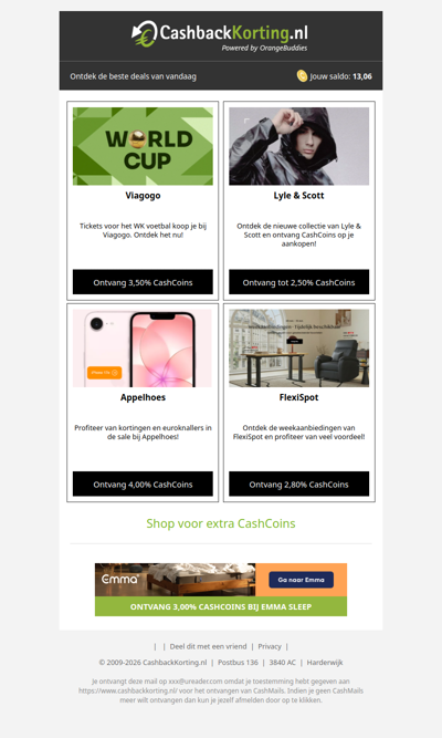 De beste deals voor jou, wad!