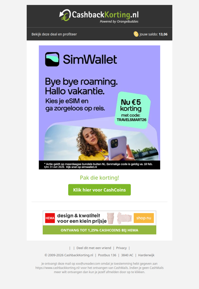 Zorgeloos op reis met je eSIM: nu met 5 EUR korting