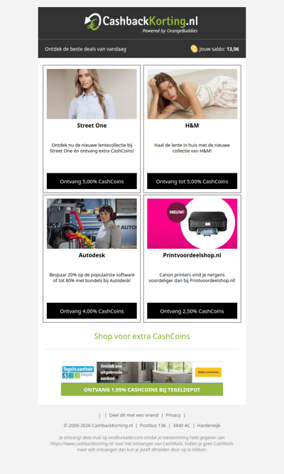 4 nieuwe deals om de week goed te beginnen!