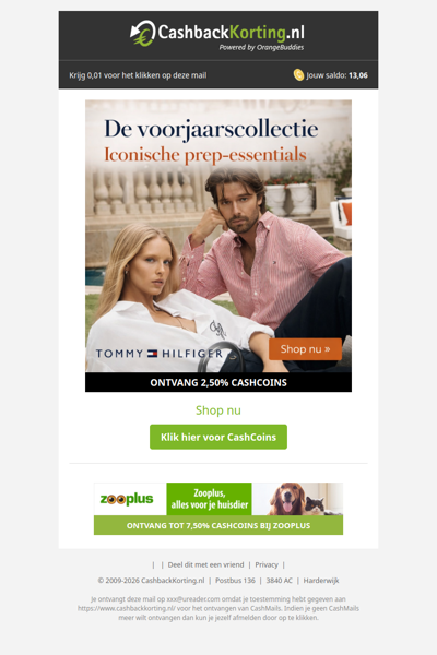 Tot 50% korting bij Tommy Hilfiger!