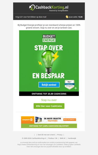 Profiteer van lage tarieven bij Budget Energie!