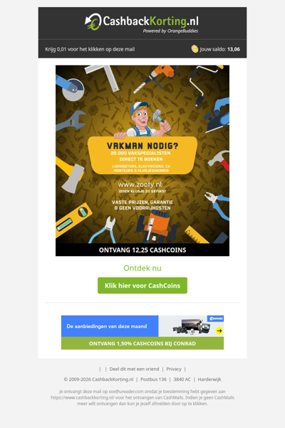 Vakman nodig? Binnen no-time geregeld via Zoofy!